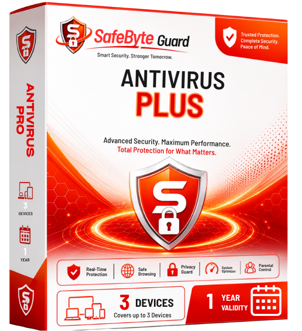 SafeByte Guard Antivirus Plus (3 Devices / 1 Year)